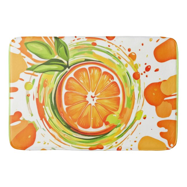 Citrus Stänk of Joy Badrumsmatta (Framsidan)