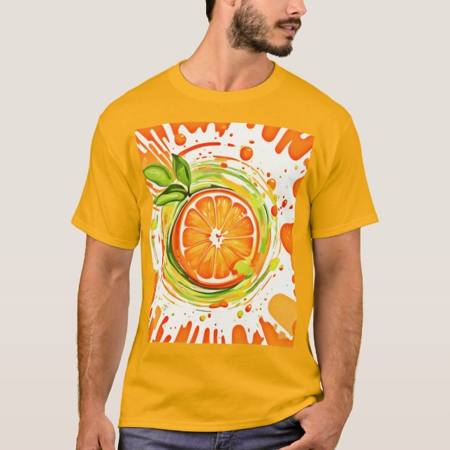 Citrus Stänk of Joy T Shirt (Framsida)