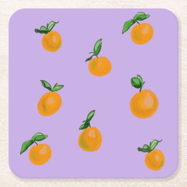 Citrus Studio I Underlägg Papper Kvadrat (Framsidan)
