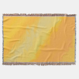 Citrus Sunny Orange Akvarell Filt
