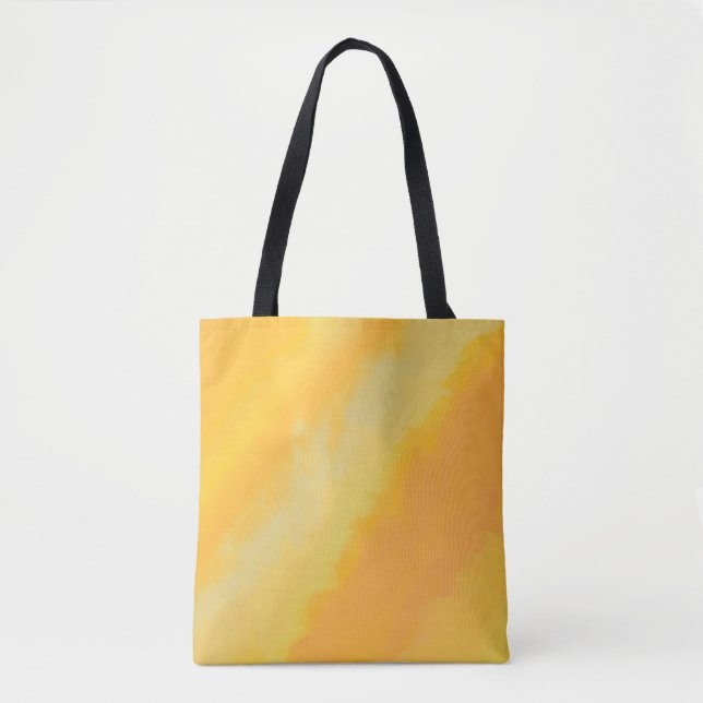 Citrus Sunny Orange Watercolor Pattern Tygkasse (Framsida)