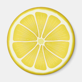 Citrus Sunshine Lemon Slice Magnet