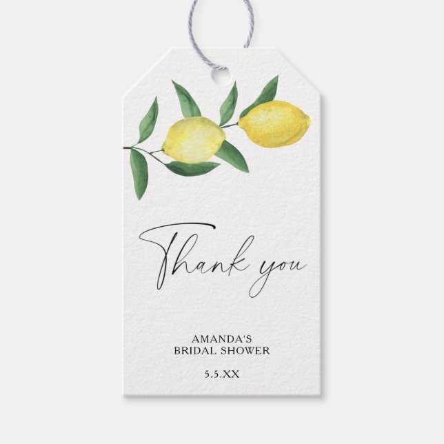 Citrus - tack för ditt kort Bröllop (Framsidan)