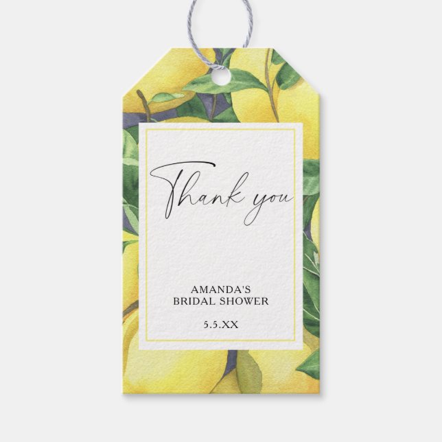 Citrus - tack för ditt kort Bröllop (Framsidan)