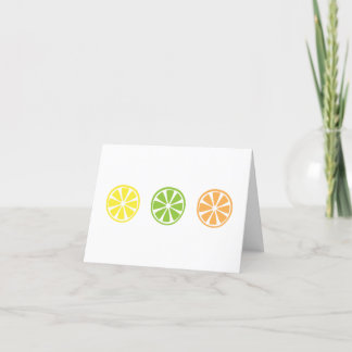 Citrus Tack-kort Tack Kort