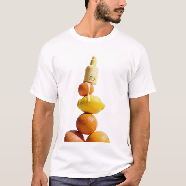 Citrus Torn med Tiny Flaska T Shirt (Framsida)
