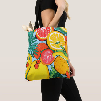 Citrus Tote Tygkasse