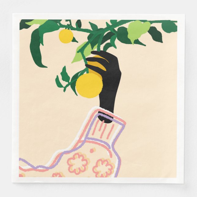 Citrus Touch Pappersservett (Framsida)