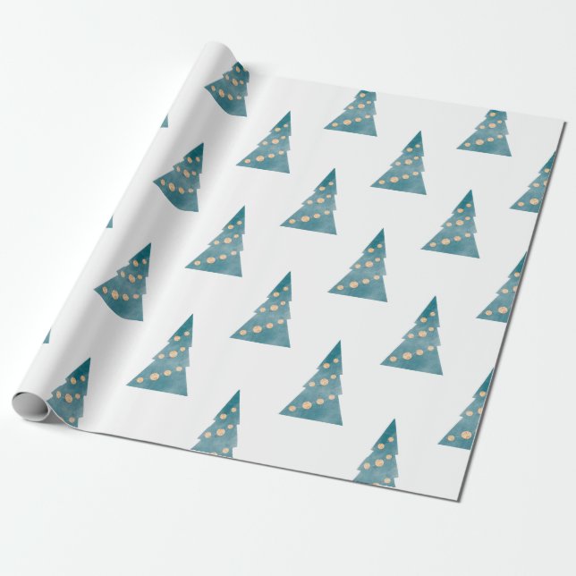 Citrus Träd Garland Wrapping Papper Presentpapper (Utrullad)