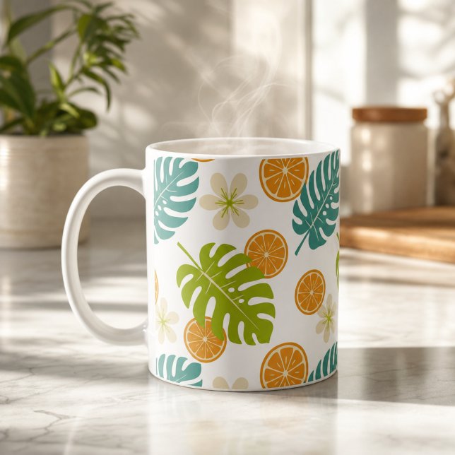 Citrus Tropical Kaffemugg (Citrus Tropical Coffee Mug)