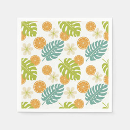 Citrus Tropical Pappersservett