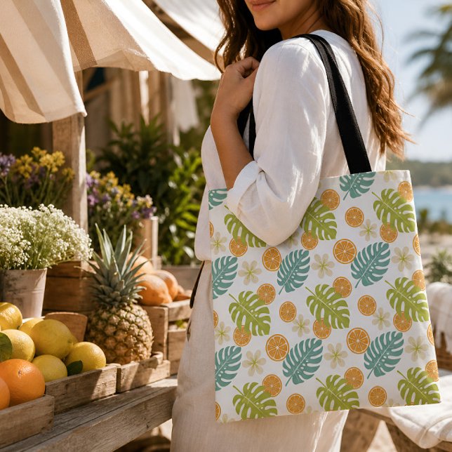 Citrus Tropical Tygkasse (Citrus Tropical Tote Bag)