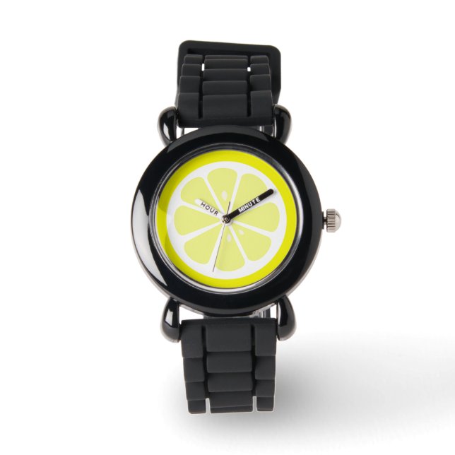 Citrus Watch för Lemon Slice Armbandsur (Framsida)