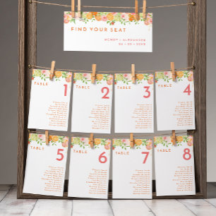 Citrus Watercolor Hanging Seed Chart Card