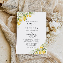 Citrus Wedding-inbjudan till Citrus Grönt Inbjudningar