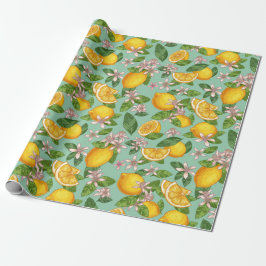 Citrus Wrapping Papper Presentpapper