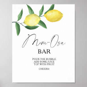 Citruscitroner - Mon-osa pub Poster