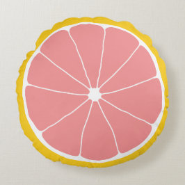 Citruset kudder, citruset som den hem- rund kudde