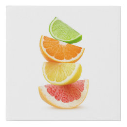 Citruset skivar kanfas