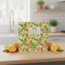 Citrusfirande bröllopsdusch Anpassad recept