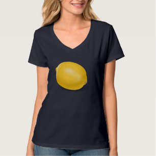 Citrusfrukt, citron t shirt