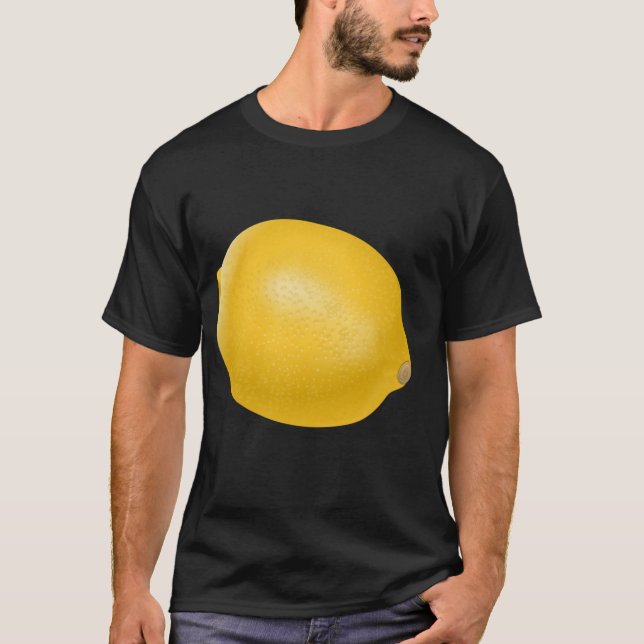 Citrusfrukt, citron t shirt (Framsida)