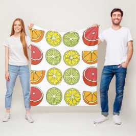 Citrusfrukt  fleecefilt
