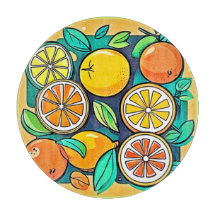 Citrusfrukt konstdesign