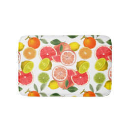 Citrusfrukt med Löv Badrumsmatta