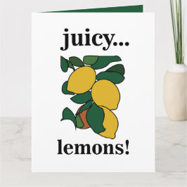 Citrusfrukt, sommarfödelsedag kort