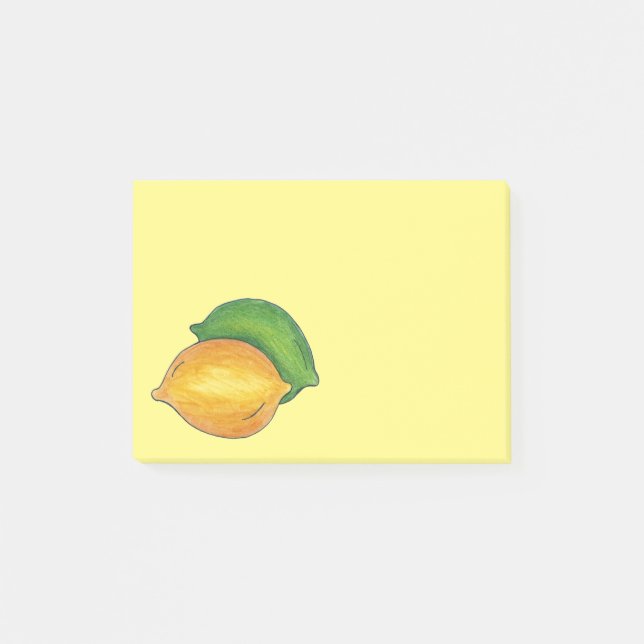 Citrusfruktcitrusfruktcitron i citrusfruktcitron G Post-it Block (Framsida)