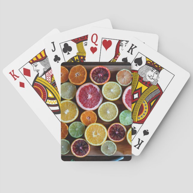 citrusfrukter casinokort (Baksidan)