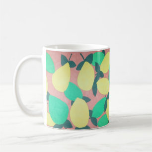 Citrusfrukter, färsk Mönster Kaffemugg