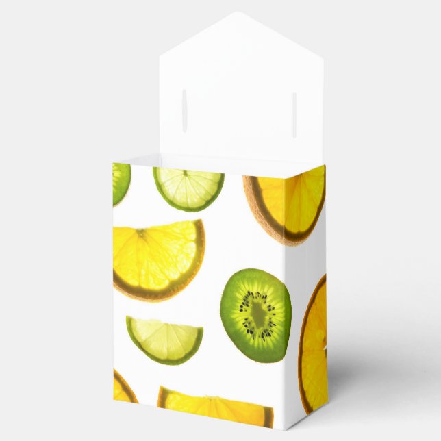 Citrusfrukter för- eller presentboxar presentaskar (Öppnad)