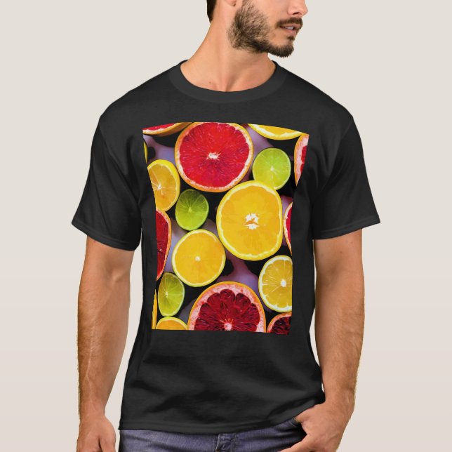 Citrusfrukter Graphic T-Shirt (Framsida)