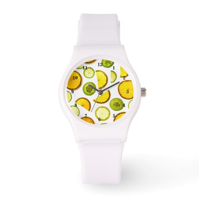 Citrusfrukter klocka (Framsida)