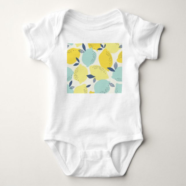 Citrusfrukter, levande, sömlös mönster. t shirt (Framsida)