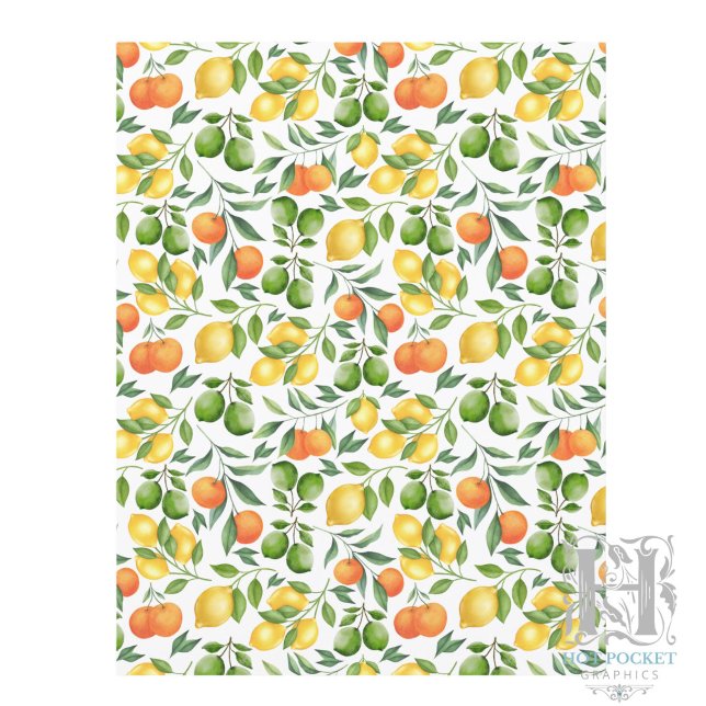 Citrusfrukter Scrapbookpapper (Skapare uppladdad)