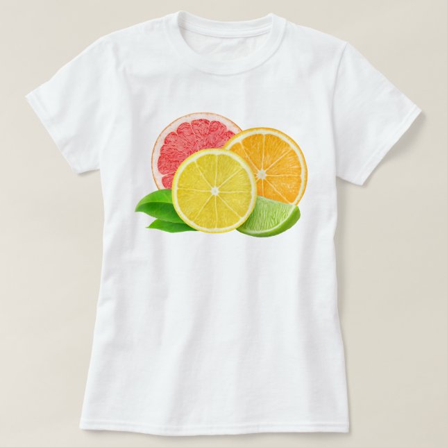 Citrusfrukter Tee (Design framsida)