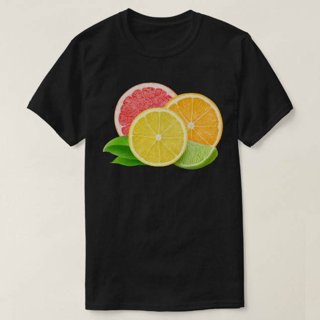 Citrusfrukter Tee Shirt (Design framsida)