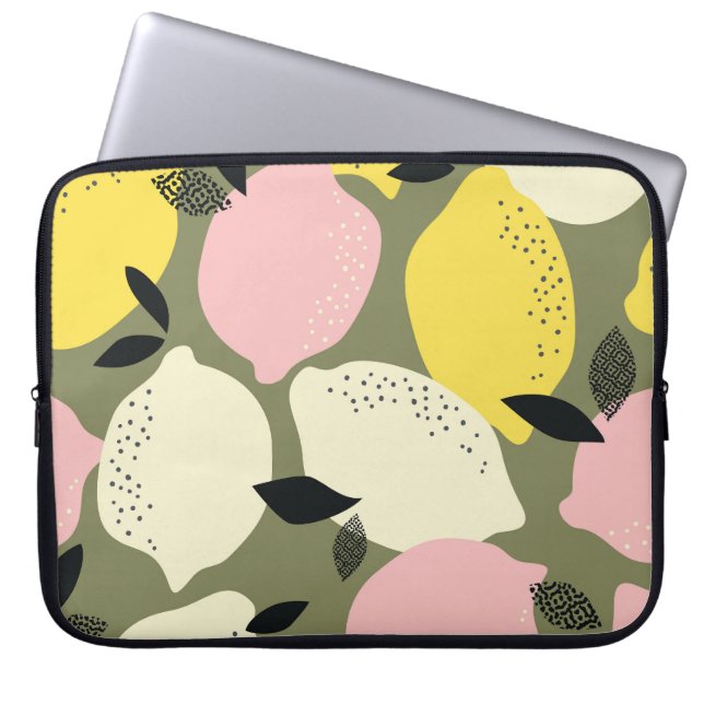 Citrusfrukter, utan Mönster Laptop Fodral (Framsidan)
