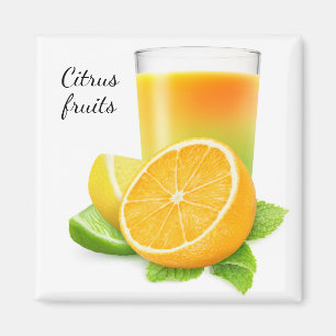 Citrusfruktsaft Magnet