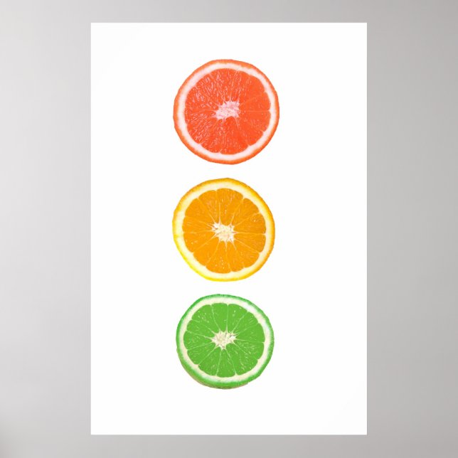 citrusfruktsegment poster (Framsidan)