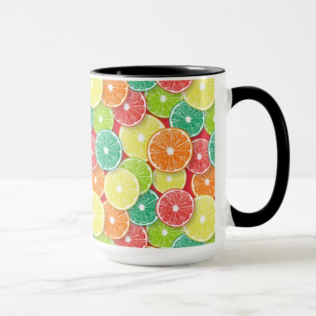 Citrusfruktskivor art. 2 mugg (Höger)