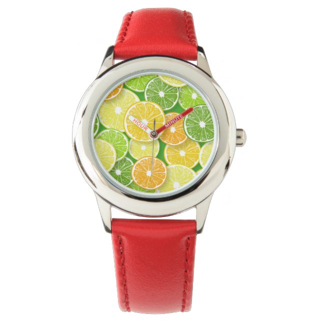 Citrusfruktskivor art. 3 armbandsur (Framsida)