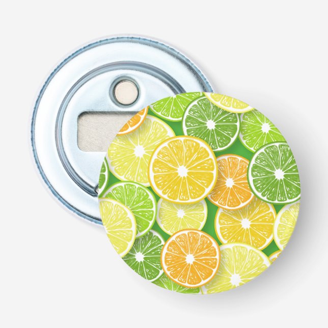 Citrusfruktskivor art. 3 flasköppnare (Framsidan)