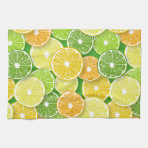 Citrusfruktskivor art. 3 kökshandduk