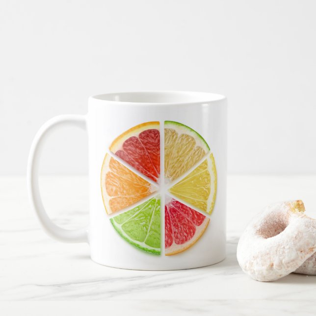 Citrusfruktskivor Kaffemugg (Med munk)