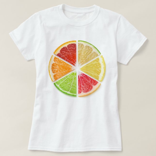 Citrusfruktskivor T Shirt (Design framsida)