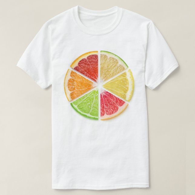 Citrusfruktskivor T Shirt (Design framsida)